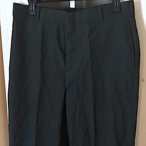 DSCP Serge Army Green Flat Front Trousers Size 32R
